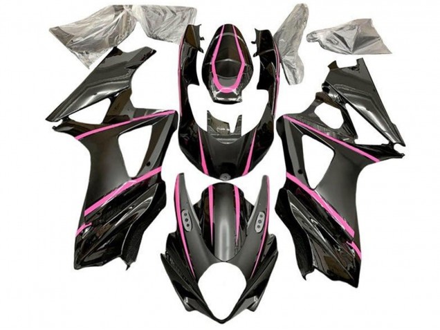 2005-2006 Suzuki GSXR 1000 Motorcycle Fairings - Glossy Black Matte Black Pink Canada