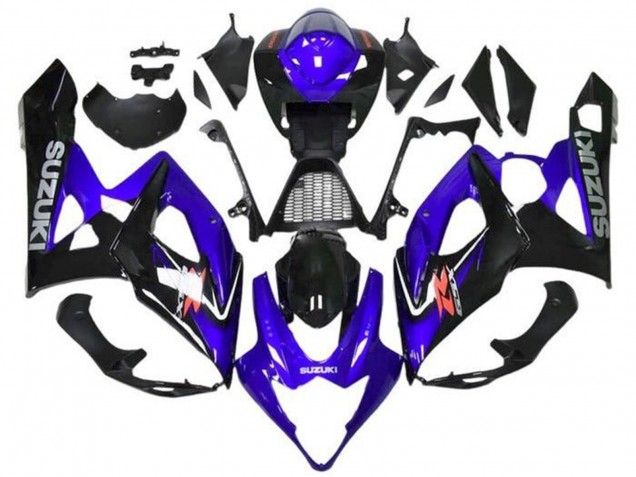 2005-2006 Suzuki GSXR 1000 Motorcycle Fairings - Blue Black Grey Canada