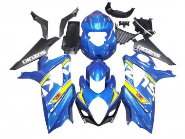 2005-2006 Suzuki GSXR 1000 Motorcycle Fairings - Blue Yellow White Black Canada