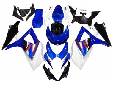 2005-2006 Suzuki GSXR 1000 Motorcycle Fairings - White Blue Black Red Canada