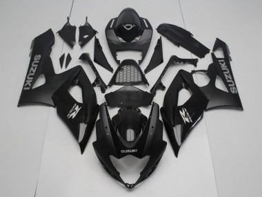 2005-2006 Suzuki GSXR 1000 Motorcycle Fairing - Glossy Black Matte Black Canada
