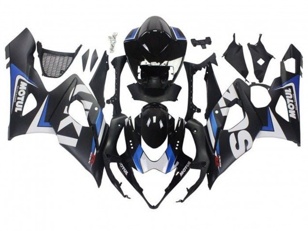 2005-2006 Suzuki GSXR 1000 Motorcycle Fairings - Matte Black Blue White Canada
