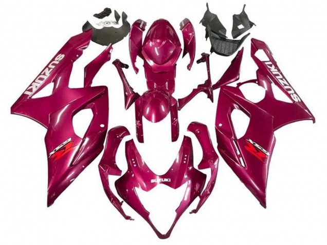2005-2006 Suzuki GSXR 1000 Motorcycle Fairings - Red Magenta Canada