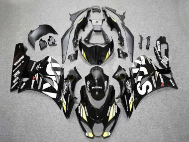 2017-2024 Suzuki GSXR1000 Motorcycle Fairings - Black White Yellow Canada