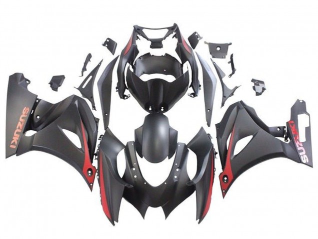 2017-2024 Suzuki GSXR1000 Motorcycle Fairings - Matte Black Matte Red Canada