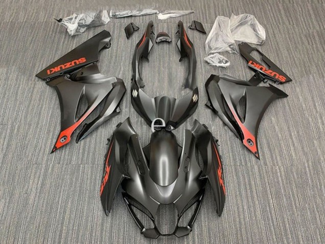2017-2024 Suzuki GSXR1000 Motorcycle Fairings - Matte Black Red Canada