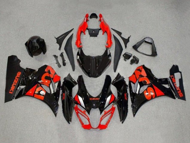 2017-2024 Suzuki GSXR1000 Motorcycle Fairings - Black Red Silver Canada