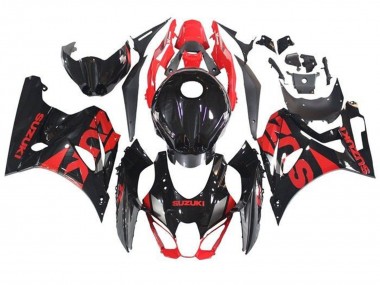 2017-2024 Suzuki GSXR1000 Motorcycle Fairings - Black Red Canada