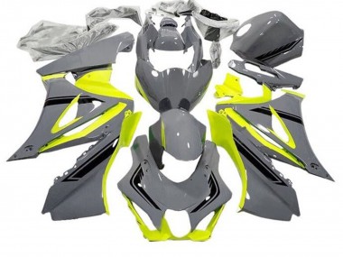2017-2024 Suzuki GSXR1000 Motorcycle Fairings - Grey Yellow Black Canada