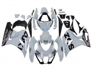 2017-2024 Suzuki GSXR1000 Motorcycle Fairings - White Black Canada