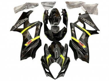 2007-2008 Suzuki GSXR 1000 Motorcycle Fairings - Black Yellow Red Grey Canada