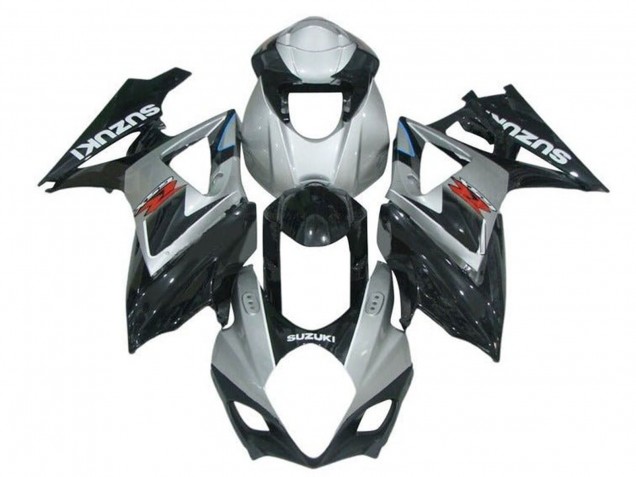 2007-2008 Suzuki GSXR 1000 Motorcycle Fairings - Grey Glossy Black Red White Canada