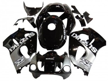 1996-2000 Suzuki GSXR 600 / GSXR 750 Motorcycle Fairings - Black Silver Canada