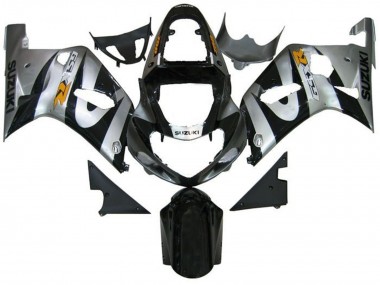 2001-2003 Suzuki GSXR 600 / GSXR 750 Motorcycle Fairings - Silver Black Yellow Canada