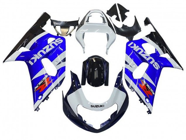 2001-2003 Suzuki GSXR 600 / GSXR 750 Motorcycle Fairings - White Blue Glossy Black Red Canada