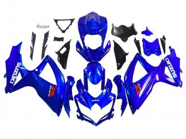 2008-2010 Suzuki GSXR 600 / GSXR 750 Motorcycle Fairing - Blue White Red Canada