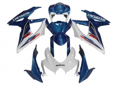 2008-2010 Suzuki GSXR 600 / GSXR 750 Motorcycle Fairings - Blue White Red Canada