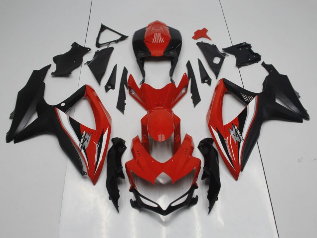 2008-2010 Suzuki GSXR 600 / GSXR 750 Motorcycle Fairings - Red Black White Silver Canada