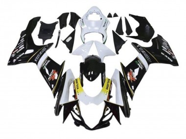 2011-2024 Suzuki GSXR 600 / GSXR 750 Motorcycle Fairings - White Yellow Black Alstare Dark Dog Canada