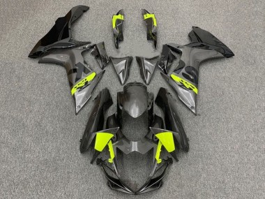 2011-2024 Suzuki GSXR 600 / GSXR 750 Motorcycle Fairings - Grey Black Neon Yellow Canada