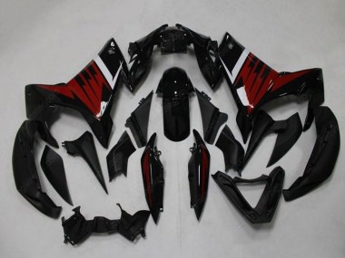 2009-2015 Yamaha FZ6R Motorcycle Fairings - Black Red White Canada