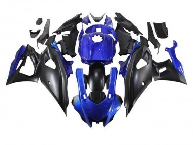 2021-2024 Yamaha YZF R7 Motorcycle Fairings - Blue Matte Black Canada