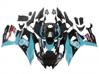 2021-2024 Yamaha YZF R7 Motorcycle Fairings - Black Blue Petronas Canada