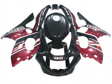 1996-2007 Yamaha YZF600R Thundercat Motorcycle Fairings - Black Dark Red White Canada