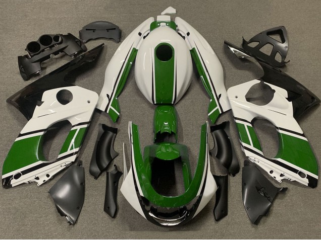 1996-2007 Yamaha YZF600R Thundercat Motorcycle Fairings - White Green Canada