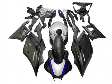 2022-2024 Yamaha YZF R3/R25 Motorcycle Fairings - Silver Blue Black Carbon Fiber Style Canada