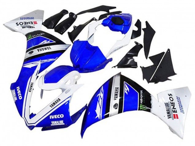 2009-2011 Yamaha YZF 1000 R1 Motorcycle Fairings - White Blue Black Green Monster IVECO Yamalube ENEOS Canada