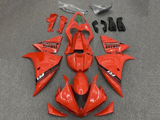 2009-2011 Yamaha YZF 1000 R1 Motorcycle Fairings - Red Black Canada