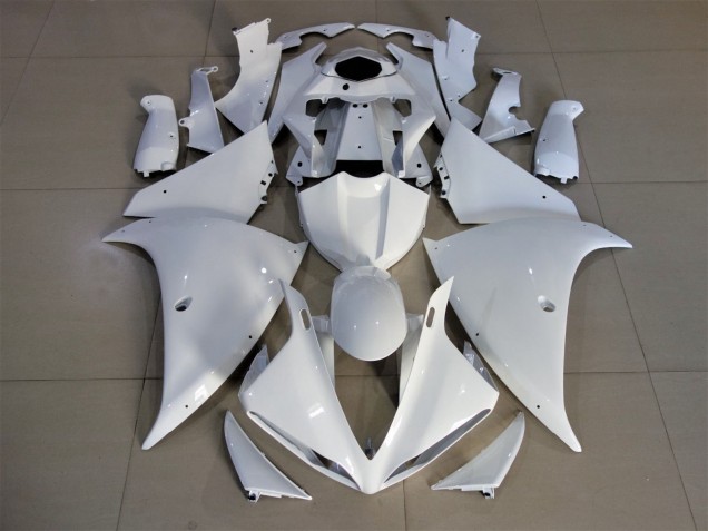 2009-2011 Yamaha YZF 1000 R1 Motorcycle Fairings - White Canada