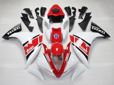 2009-2011 Yamaha YZF 1000 R1 Motorcycle Fairings - White Red Black Canada