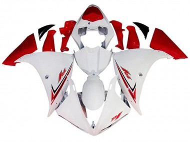 2009-2011 Yamaha YZF 1000 R1 Motorcycle Fairings - White Red Canada