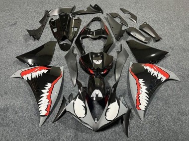 2012-2014 Yamaha YZF 1000 R1 Motorcycle Fairings - Glossy Black White Red Shark Canada