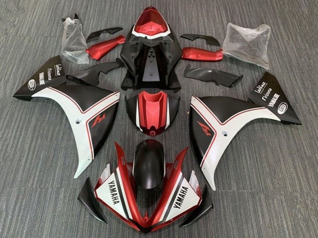 2012-2014 Yamaha YZF 1000 R1 Motorcycle Fairings - White Red Black Canada
