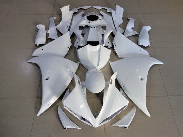 2012-2014 Yamaha YZF 1000 R1 Motorcycle Fairings - White Canada