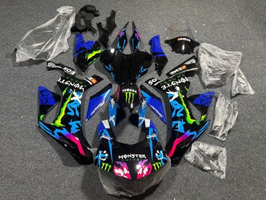 2015-2019 Yamaha YZF 1000 R1 Motorcycle Fairings - Black Blue Pink Green Monster ENEOS Canada