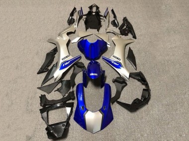 2015-2019 Yamaha YZF 1000 R1 Motorcycle Fairings - Silver Blue Canada