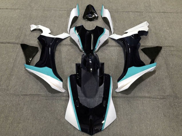 2015-2019 Yamaha YZF 1000 R1 Motorcycle Fairings - Black White Teal Blue Canada