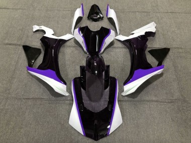 2015-2019 Yamaha YZF 1000 R1 Motorcycle Fairings - White Glossy Black Purple Canada
