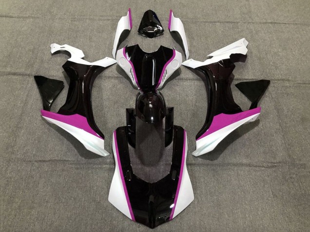 2015-2019 Yamaha YZF 1000 R1 Motorcycle Fairings - White Glossy Black Pink Canada