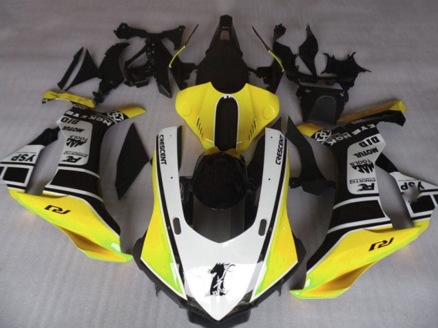 2015-2019 Yamaha YZF 1000 R1 Motorcycle Fairings - Yellow White Black Canada