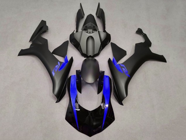2015-2019 Yamaha YZF 1000 R1 Motorcycle Fairings - Matte Black Glossy Black Blue Canada