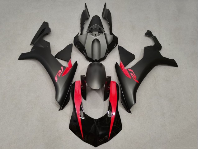 2015-2019 Yamaha YZF 1000 R1 Motorcycle Fairings - Matte Black Glossy Black Red Canada