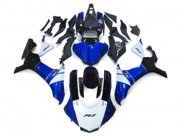 2015-2019 Yamaha YZF 1000 R1 Motorcycle Fairings - White Blue Black Canada