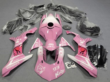 2020-2025 Yamaha YZF 1000 R1 Motorcycle Fairings - Pink White Kirby Canada