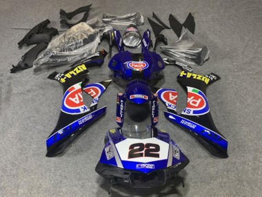 2020-2025 Yamaha YZF 1000 R1 Motorcycle Fairings - Blue White Black Red Pata Canada