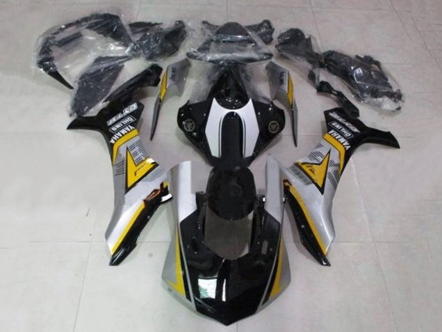 2020-2025 Yamaha YZF 1000 R1 Motorcycle Fairing - Silver Yellow Glossy Black Canada